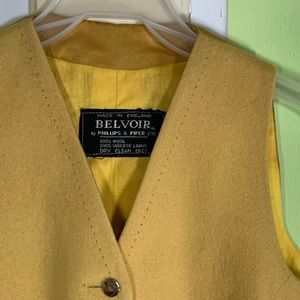 Belvoir Fox Hunting Canary Vest 